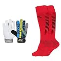 Nivia Web F.B G/Keeper Latex Double Glove (Multicolour, S)