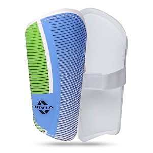 nivia wisdom - 2018 plastic shin guard for youth for football games matches training light weight amp breathable