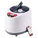 NIVKART STEAM GENERATOR FOR STEAM THERAPY/SAUNA STEAMER POT/Home Spa Sauna Steam Generator with Timer Display Portable Body Detox Fumigation Machine for Steam Bath Box/Wooden Barrel/Bath TuB
