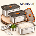 NIVREKHA Stainless Steel Utility Container -