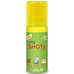 nixy shots liquid detergent floor cleaner amp utensils cleaner 3 in 1 multi-task cleaner - queen size pack of 3