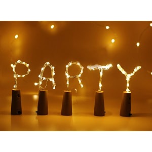 20 led wine bottle cork copper wire string lights 2m battery operated for diwali christmas decoration party garden outdoor dcorwarm white pack of 4