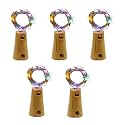 20 LED Wine Bottle Cork Copper Wire String Lights, 2M Battery Operated for Diwali, Christmas, Decoration, Party, Garden Outdoor Décor(Multicolor, Pack of 5)