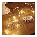 3AA Battery Powered Waterproof Copper Wire String Fairy Lights with 30 LEDs 3 Meter Warm White