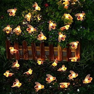 honey bee string lights 16 leds 13 feet4 m string lights indooroutdoor fairy lights warm whitecorded electricplastic