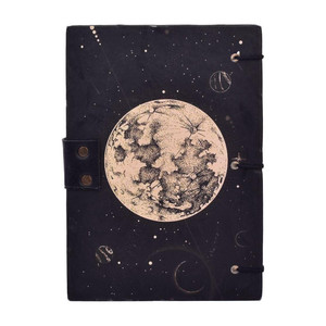 nizam handicraft moon print special binding a5 diary un-ruled a5 diary 200 200 pages