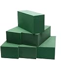 NKB Traders Floral Products Wet and Dry Floral Foam Blocks Flower Arrangement Kit for Fresh or Silk Artificial Flowers Premium Green (9"L x 3.1"W x 4.3"H) (Pack of 6)