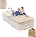 NKY Inflatable Air Bed Mattress Air Sofa Cum Bed Portable Sleeping Air Bed for Room Leatherette 2 Seater Inflatable Sofa