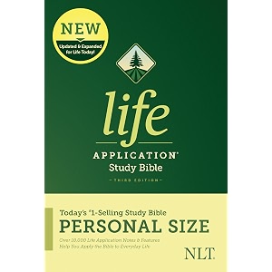 nlt life application study bible third edition personal size hardcover