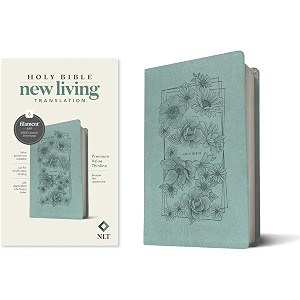 nlt premium value thinline bible filament enabled edition leatherlike bouquet teal new living translation bouquet teal leatherlike premium value thinline bible filament enabled edition