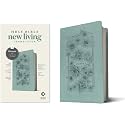 Nlt Premium Value Thinline Bible, Filament Enabled Edition (Leatherlike, Bouquet Teal): New Living Translation, Bouquet Teal, Leatherlike, Premium Value Thinline Bible, Filament Enabled Edition