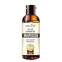 Naturoman Grapeseed Carrier Oil | Suitable for All Skin Types | 100% Pure &amp; Natural | Cold Pressed | For Skin, Hair, Face, Body &amp; Massage | Nourishes &amp; hydrates | Pack of 1 | 500 ml