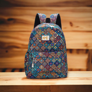 nme collection stylish and trendy college backpacks for girls water resistant and lightweight 15 l backpack