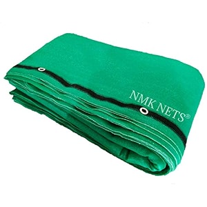 nmk nets shade net 5 x 7 meter 16 x 23 feet garden netting green house uv stabilized agro 90 with attached metal eyelets 35 square meter green