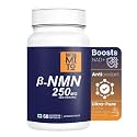 NMN Supplement | 60 Veg Capsules | 250mg Beta NMN | NAD+ Booster | 99% Pure for Energy, Strength & Focus, Healthy Aging