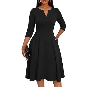 Nmoder Church Dresses for Women A-Line Midi