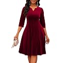 Nmoder Church Dresses for Women A-Line Midi