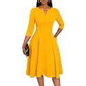 Nmoder Church Dresses for Women A-Line Midi