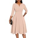 Nmoder Church Dresses for Women A-Line Midi