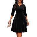 Nmoder Church Dresses for Women A-Line Midi