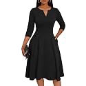 Nmoder Church Dresses for Women A-Line Midi