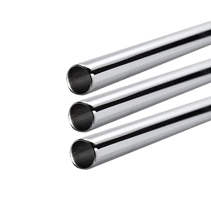 noahark 304 stainless steel curtain rod pipes  reliable curtain rods for home and office  anti-rust stainless steel curtain rod amp pipes for doors amp windows 3 feet 1 rod