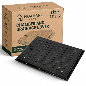 noahark homes heavy duty manhole cover for all purposes  chamber cover  sump cover  water tank cover  1 tons capacity  with locking system 1234 x 1234