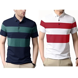 Nobel Monk Mens Regular Fit Polo T