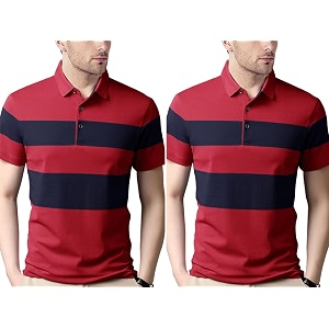 Nobel Monk Mens Regular Fit Polo T