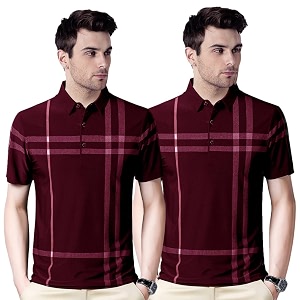 Nobel Monk Mens Regular Fit Polo T