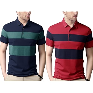 Nobel Monk Mens Regular Fit Polo T