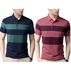 Nobel Monk Mens Regular Fit Polo T