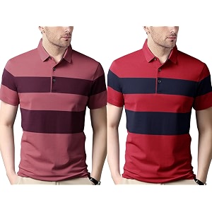 Nobel Monk Mens Regular Fit Polo T