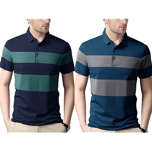 Nobel Monk Mens Regular Fit Polo T