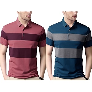 Nobel Monk Mens Regular Fit Polo T