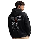 Nobero Men39s Graphic Printed Oversized Hoodie 