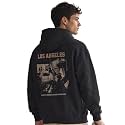 Nobero Men39s Graphic Printed Oversized Hoodie 