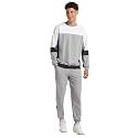 NOBERO Grey Melange Co-ord Set for Men
