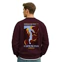 Nobero Men39s Graphic Printed Oversized Sweatshirt 