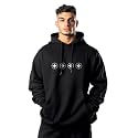 Nobero Men39s Graphic Printed Oversized Hoodie 