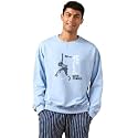 Nobero Men39s Graphic Printed Oversized Sweatshirt 