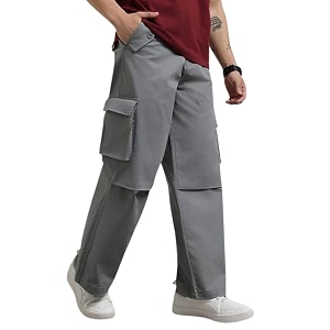 Nobero Oversized Cargo Pants for Men