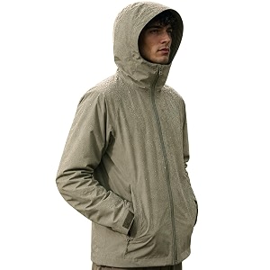 Nobero Mens RainBloc Waterproof Jacket Windproof