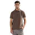Nobero Textured Polo T-Shirt for Men 