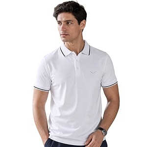 NOBERO Mens Travel Polo T-Shirt Premium