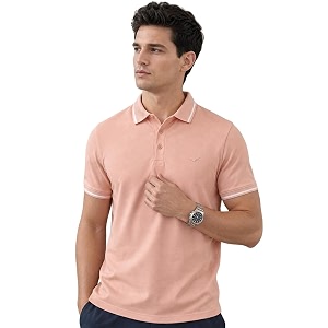 NOBERO Mens Travel Polo T-Shirt Premium