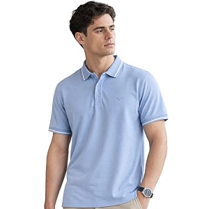 NOBERO Mens Travel Polo T-Shirt Premium
