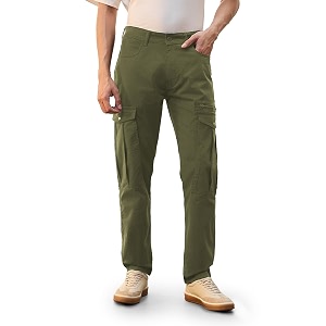 NOBERO Mens Utility Cargo Pants Cargo