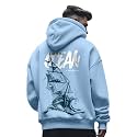 Nobero Men39s Graphic Printed Oversized Hoodie 