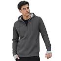 NOBERO Travel Hoodies for Men|Cotton Fleece Solid Hooded Full Sleeve Sweatshirt|15 Utility Features,Tab &amp; Drinks &amp; earphones Holder,Charger &amp; Sunglass Pocket, Microfiber Cloth,In-Built Gloves,Eye Mask